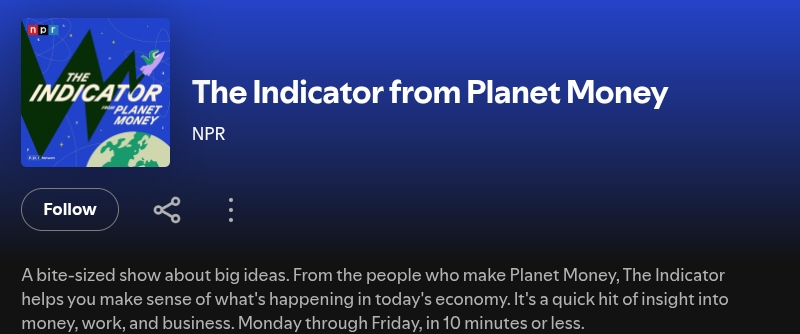 The Indicator from Planet Money