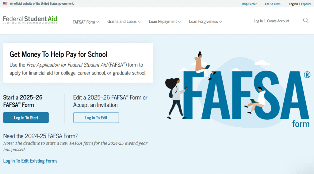 Free Application for Federal Student Aid