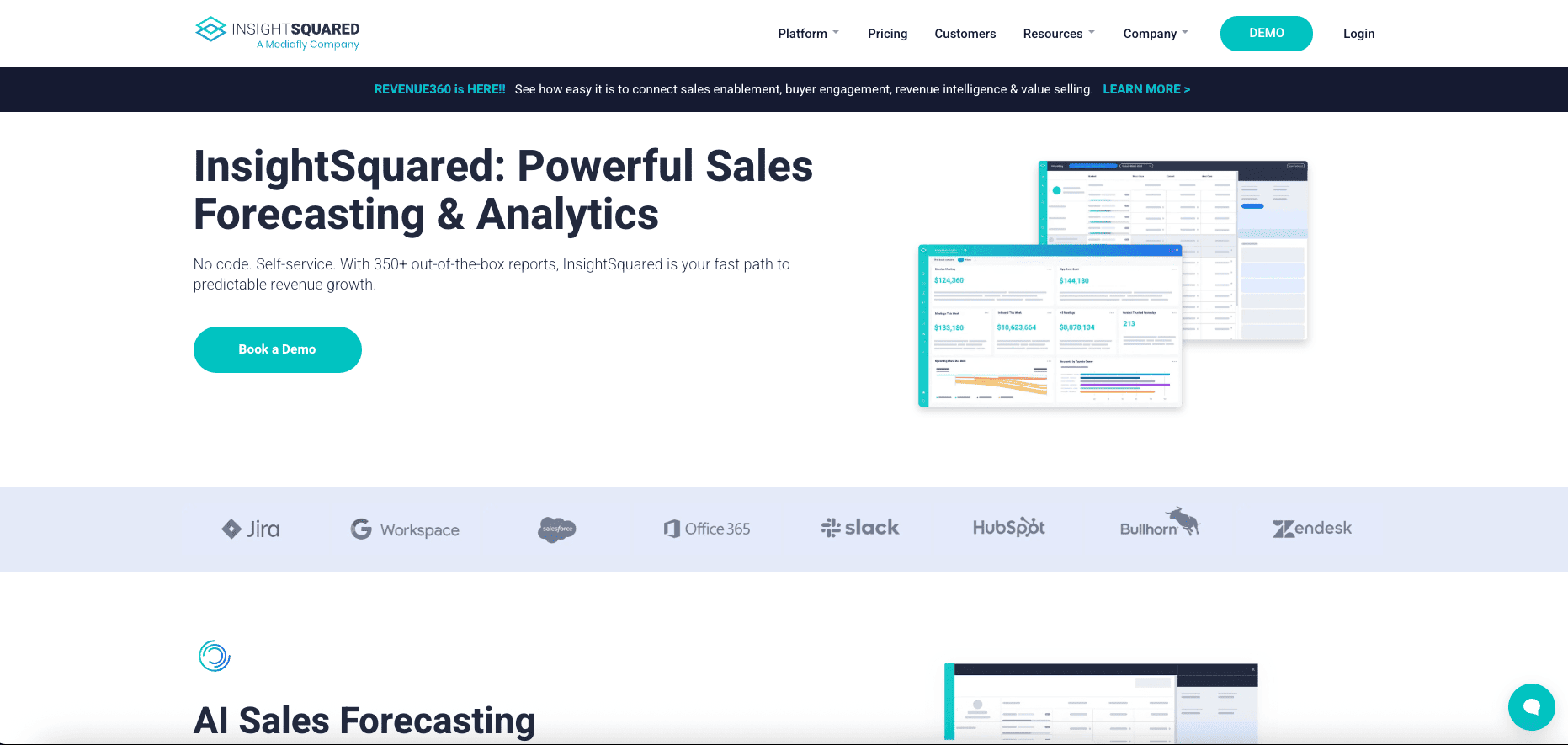 InsightSquared predictive sales analytics and reporting