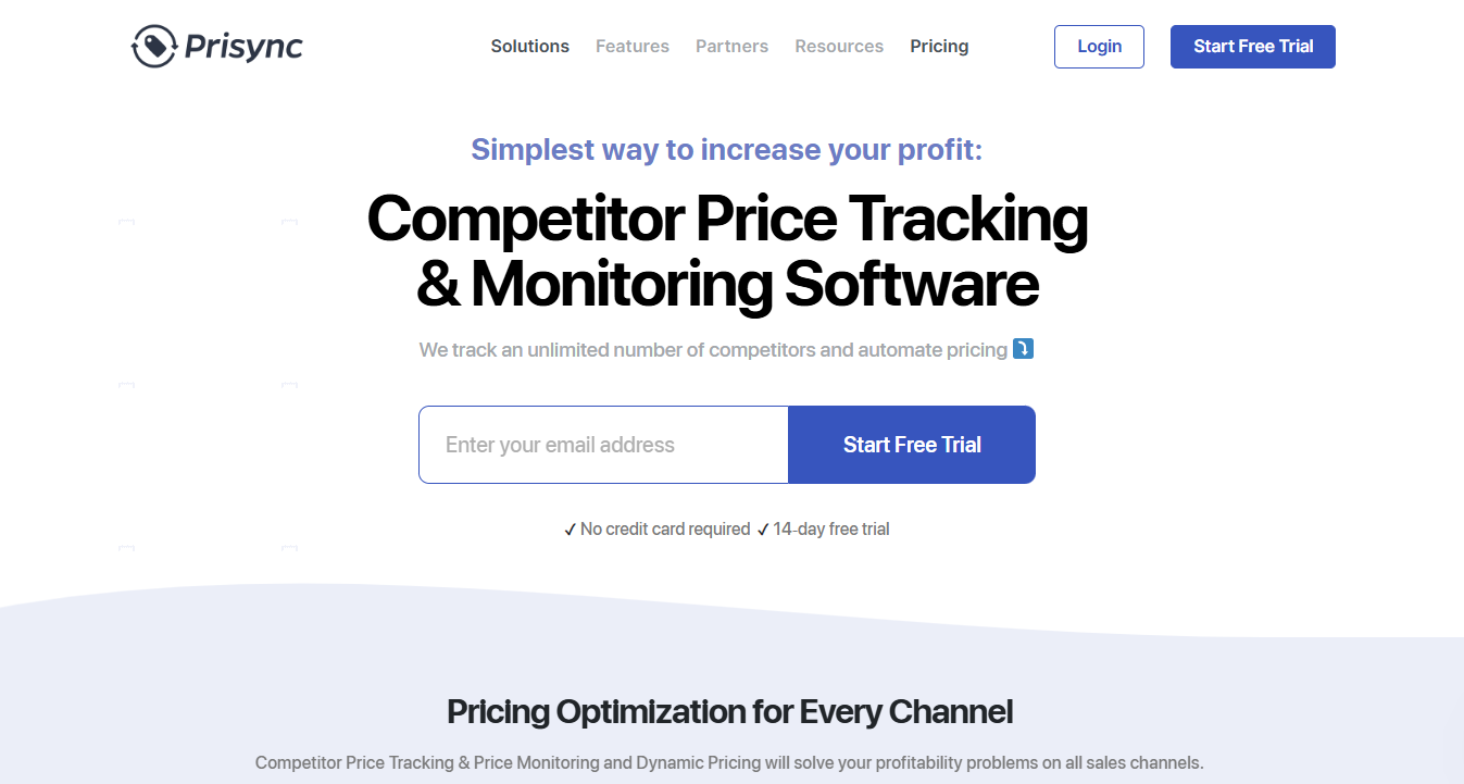 Prisync tool for business pricing