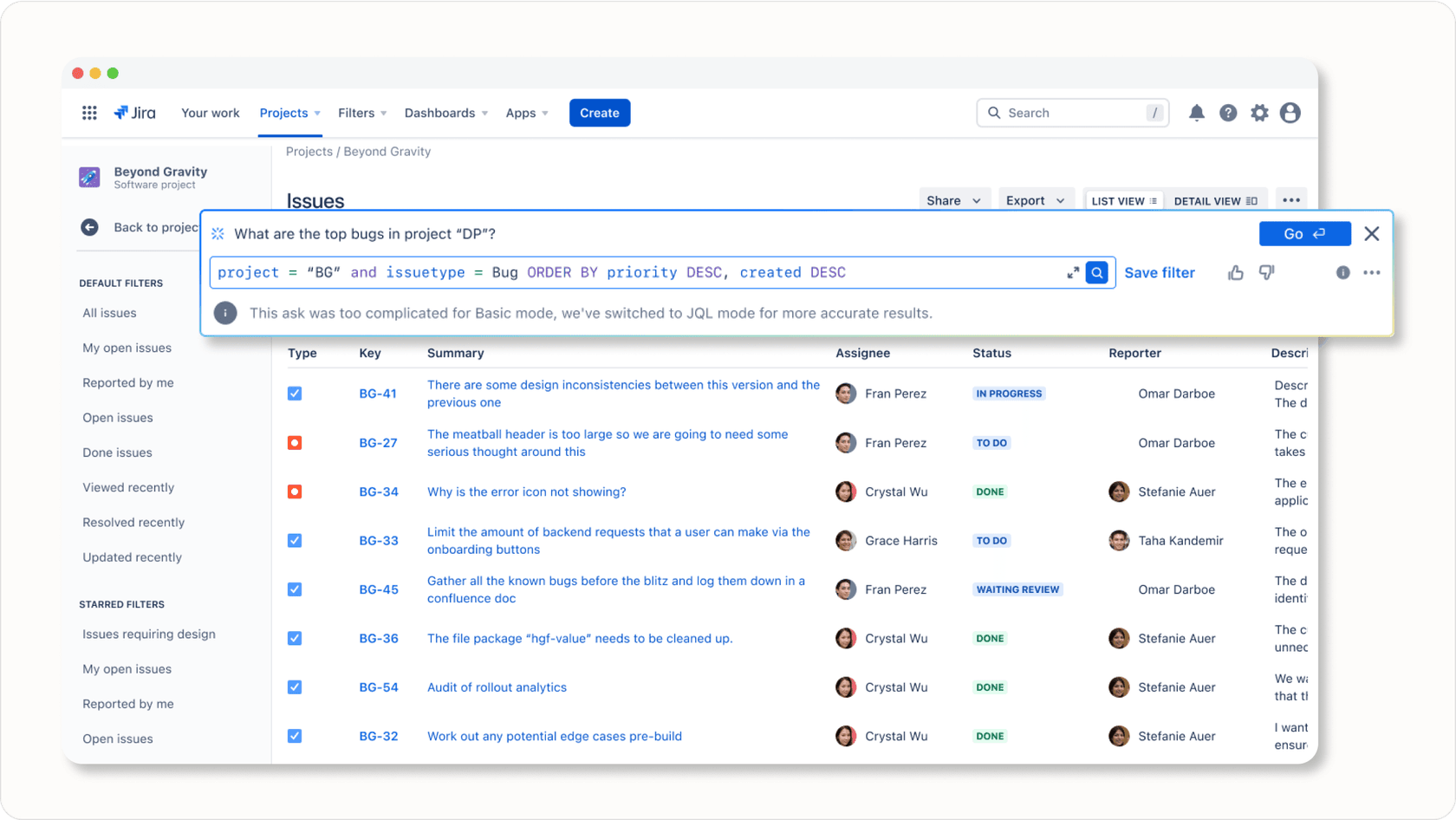 Jira AI for product managers