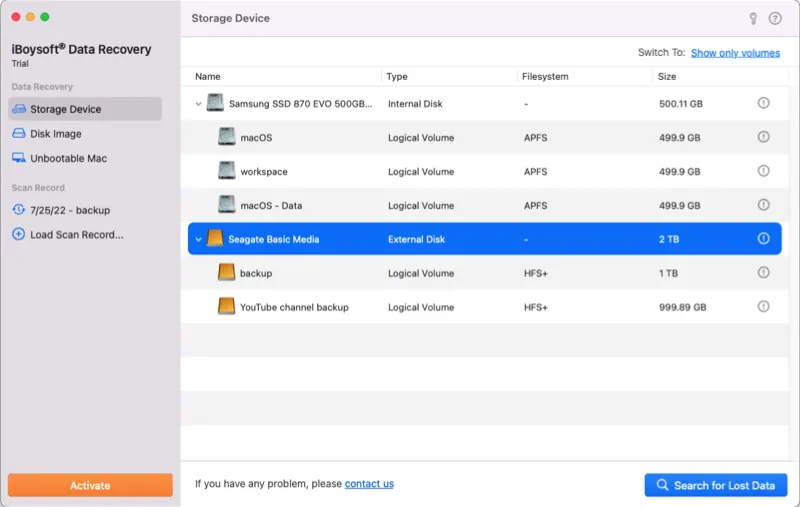 iBoysoft interface
