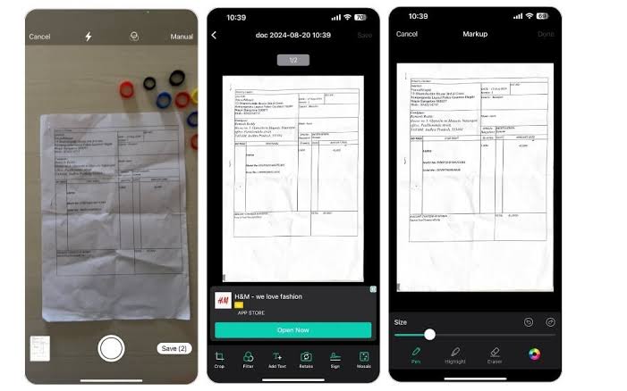 Documents Scanning App
