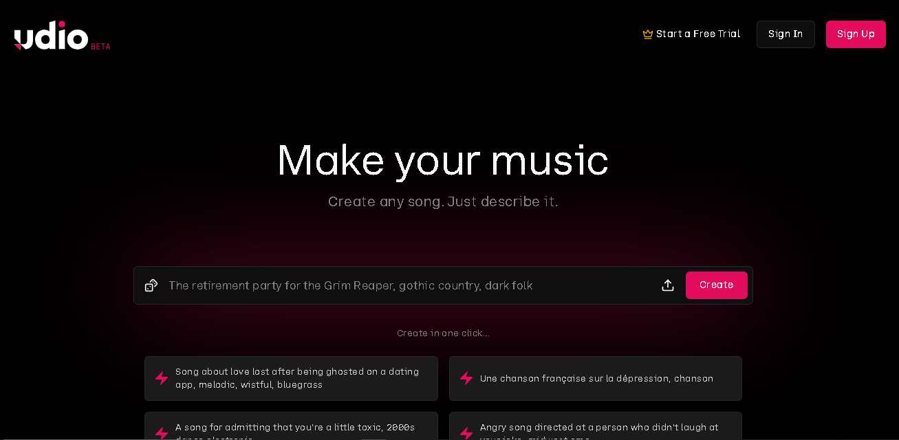 Udio Music Maker
