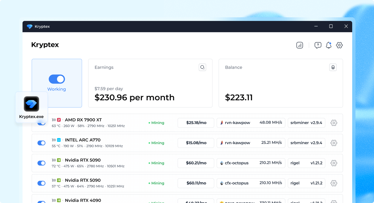 Kryptex App