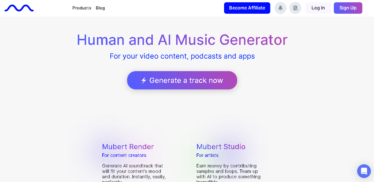 Mubert Music Generator