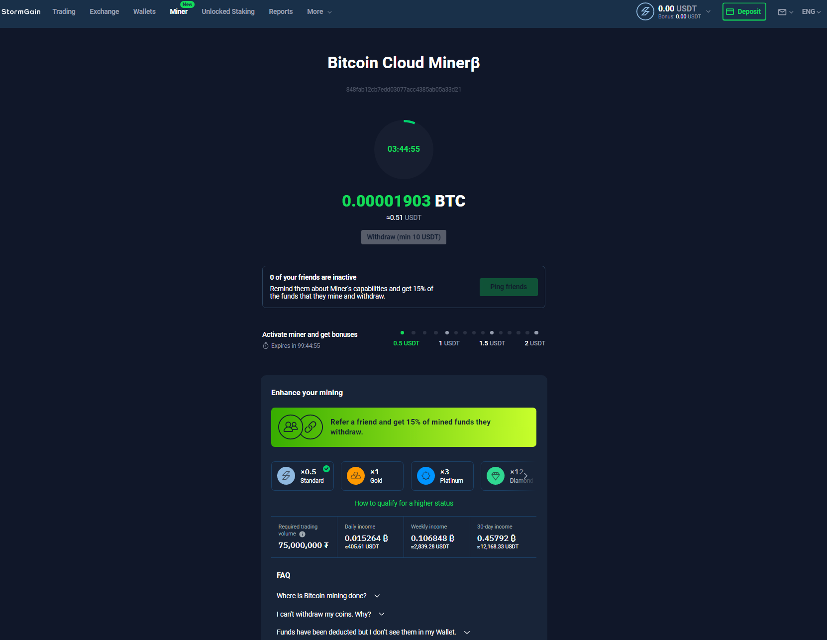 StormGain App