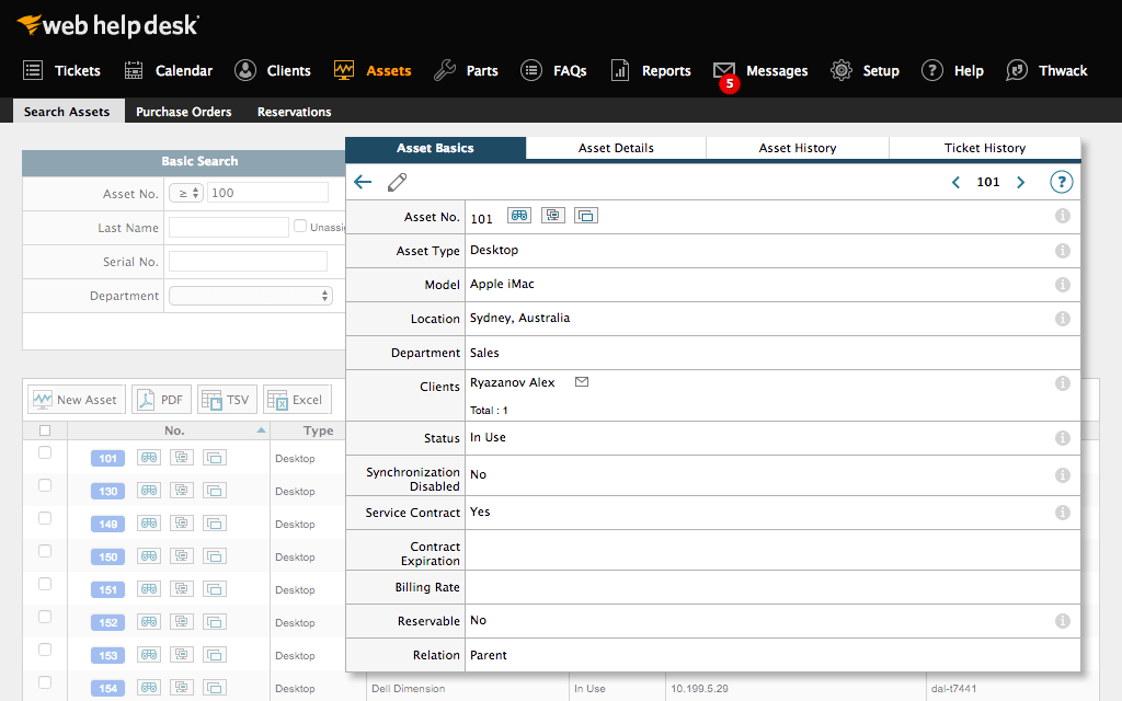 SolarWinds is an asset management software with a comprehensive inventory system