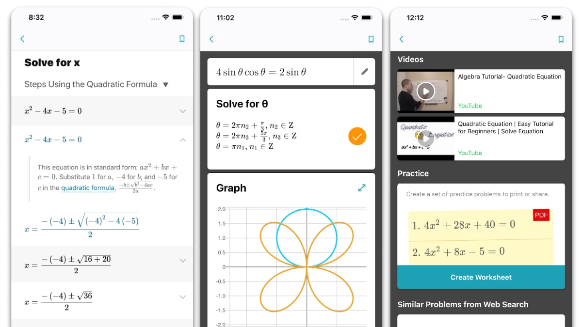 Microsoft Math Solver App