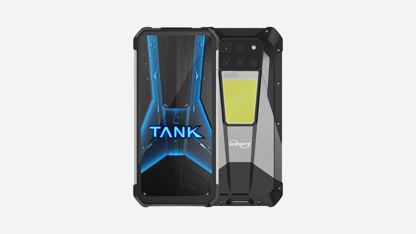 Unihertz Tank with its large battery capacity and strong case